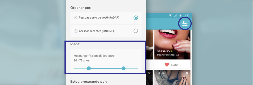 Filtro de idade no ysos