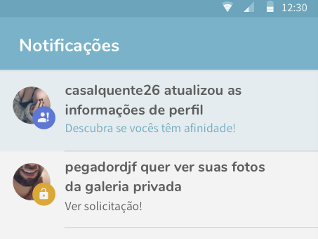 Retorno quando o perfil foi preenchido